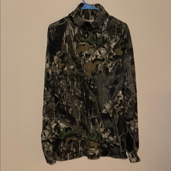 Redhead Camouflage Men's Turtleneck Pocket Long Sleeve Tshirt Vintage XL - Picture 1 of 4